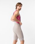 CASTELLI Kurze Fahrradhose mit Trägern - GIRO TROFEO 2 - Beige