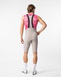 CASTELLI Kurze Fahrradhose mit Trägern - GIRO TROFEO 2 - Beige