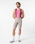 CASTELLI Kurze Fahrradhose mit Trägern - GIRO TROFEO 2 - Beige