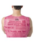 CASTELLI Ärmelloses Fahrrad-Shirt - GAZZETTA DELLO SPORT - Rosa