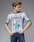 ALÉ Kurzarm Fahrradtrikot - BAHRAIN VICTORIOUS 2025 - Weiß/Blau