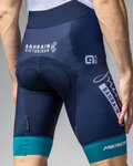 ALÉ Kurze Fahrradhose mit Trägern - BAHRAIN VICTORIOUS 2024 - Blau/Weiß