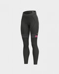 ALÉ Lange Fahrradhose ohne Träger  - PR-R MILD TIGHTS - Schwarz/Rosa