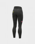 ALÉ Lange Fahrradhose ohne Träger  - PR-R MILD TIGHTS - Schwarz/Rosa