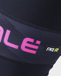 ALÉ Lange Fahrradhose ohne Träger  - PR-R MILD TIGHTS - Schwarz/Rosa