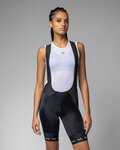 ALÉ Kurze Fahrradhose mit Trägern - STRADA 2.0 PR-E - Schwarz/Weiß