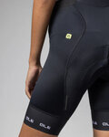 ALÉ Kurze Fahrradhose mit Trägern - STRADA 2.0 PR-E - Schwarz/Weiß