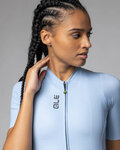 ALÉ Kurzarm Fahrradtrikot - COLOR BLOCK PRAGMA - Hellblau