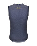 SANTINI Ärmelloses Fahrrad-Shirt - TDF MAILLOT JAUNE - Blau
