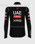 PISSEI Fahrrad-Thermojacke - UAE TEAM EMIRATES - XRG 2025 GIACCA PRIMAPELLE OFFICIAL - Schwarz