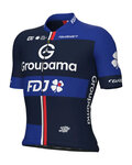ALÉ Kurzarm Fahrradtrikot - GROUPAMA FDJ 2025 - Blau