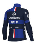 ALÉ Fahrrad-Thermojacke - GROUPAMA FDJ 2025 WINTER - Blau