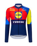 SANTINI Langarm Fahrradtrikot für den Winter - LIDL TREK 2025 - mehrfarbig