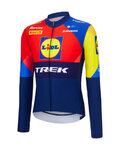 SANTINI Langarm Fahrradtrikot für den Winter - LIDL TREK 2025 - mehrfarbig