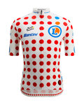 SANTINI Kurzarm Fahrradtrikot - TOUR DE FRANCE - POLKA DOT JERSEY - mehrfarbig