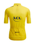 SANTINI Kurzarm Fahrradtrikot - TOUR DE FRANCE - YELLOW JERSEY - Gelb