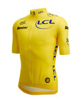SANTINI Kurzarm Fahrradtrikot - TOUR DE FRANCE - YELLOW JERSEY - Gelb