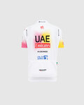 PISSEI Kurzarm Fahrradtrikot - UAE TEAM EMIRATES REPLICA - GIRO + TOUR 24 JR - Weiß/Rosa/Gelb