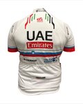 PISSEI Kurzarm Fahrradtrikot - UAE TEAM EMIRATES 2024 CHAMPION SLOVENIA REPLICA JR - Weiß