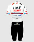 PISSEI Fahrrad-Unteranzug - UAE TEAM EMIRATES 2024 SLOVENIA CHAMPION - Weiß/Schwarz