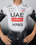 PISSEI Kurzarm Fahrradtrikot - UAE TEAM EMIRATES 2025 REPLICA - Weiß/Schwarz