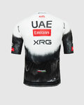 PISSEI Kurzarm Fahrradtrikot - UAE TEAM EMIRATES 2025 REPLICA - Weiß/Schwarz