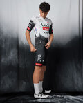 PISSEI Kurzarm Fahrradtrikot - UAE TEAM EMIRATES 2025 REPLICA - Weiß/Schwarz