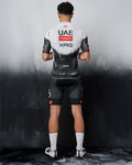 PISSEI Kurzarm Fahrradtrikot - UAE TEAM EMIRATES 2025 REPLICA - Weiß/Schwarz