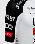 PISSEI Kurzarm Fahrradtrikot - UAE TEAM EMIRATES - XRG 2026 REPLICA - Weiß/Schwarz/Rot