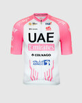 PISSEI Kurzarm Fahrradtrikot - UAE TEAM EMIRATES REPLICA GIRO D'ITALIA 2024 - Weiß/Rosa