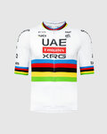PISSEI Kurzarm Fahrradtrikot - TADEJ POGACAR WORLD CHAMP REPLICA - Weiß