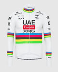 PISSEI Langarm Fahrradtrikot für den Sommer - TADEJ POGACAR WORLD CHAMP REPLICA - Weiß