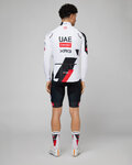 PISSEI Langarm Fahrradtrikot für den Sommer - UAE TEAM EMIRATES - XRG 2026 REPLICA - Weiß/Rot/Schwarz