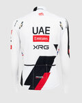 PISSEI Langarm Fahrradtrikot für den Sommer - UAE TEAM EMIRATES - XRG 2026 REPLICA - Weiß/Rot/Schwarz
