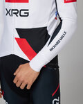 PISSEI Langarm Fahrradtrikot für den Sommer - UAE TEAM EMIRATES - XRG 2026 REPLICA - Weiß/Rot/Schwarz