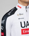 PISSEI Langarm Fahrradtrikot für den Sommer - UAE TEAM EMIRATES - XRG 2026 REPLICA - Weiß/Rot/Schwarz
