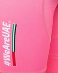 PISSEI Kurze Fahrradhose mit Trägern - UAE TEAM EMIRATES 2024 REPLICA SANREMO - GIRO 24 - Rosa