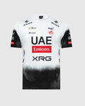 PISSEI Kurzarm Fahrrad-Shirt - UAE TEAM EMIRATES 2025  - Weiß/Schwarz