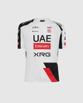 PISSEI Kurzarm Fahrrad-Shirt - UAE TEAM EMIRATES - XRG 2026  - Weiß/Schwarz/Rot
