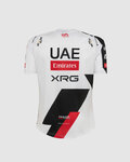 PISSEI Kurzarm Fahrrad-Shirt - UAE TEAM EMIRATES - XRG 2026  - Weiß/Schwarz/Rot