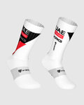 PISSEI Klassische Fahrradsocken - UAE TEAM EMIRATES 2026 AERO - Weiß/Rot/Schwarz
