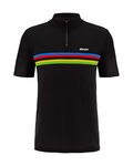 SANTINI Kurzarm Fahrrad-Shirt - UCI WORLD CHAMPION - Schwarz