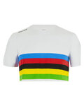 SANTINI Kurzarm Fahrrad-Shirt - UCI OFFICIAL WORLD CHAMPION KID - mehrfarbig