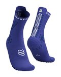 COMPRESSPORT Klassische Fahrradsocken - PRO RACING SOCKS V4.0 TRAIL - Blau