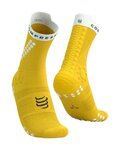 COMPRESSPORT Klassische Fahrradsocken - PRO RACING SOCKS V4.0 TRAIL - Gelb