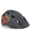 MET Fahrradhelm - ELDAR - Grau/Orange