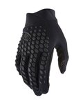 100% SPEEDLAB Langfinger-Fahrradhandschuhe - GEOMATIC - Schwarz/Grau