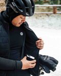 AGU Fahrrad-Thermojacke - DEEP WINTER HEATED - Schwarz