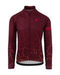 AGU Fahrrad-Thermojacke - CAMO OUTLINE TREND - bordeaux