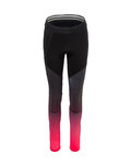 AGU Lange Fahrradhose ohne Träger  - PRIME GRADIENT LADY - Schwarz/bordeaux